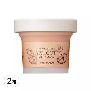 Skinfood Apricot Food Mask 120g, 1 pack, 2 pieces