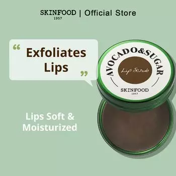 SKINFOOD Avocado & Sugar Lip Scrub, 14gr