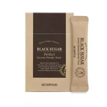 Skinfood Black Sugar Perfect Enzyme Powder Wash, 36 г, 1 шт.