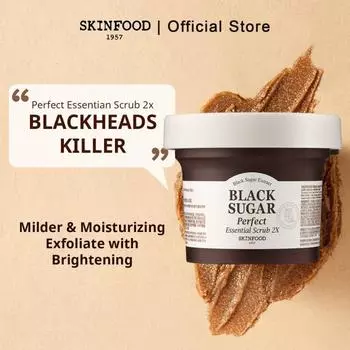 SKINFOOD Black Sugar Perfect Essential Scrub 210gr