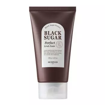 Skinfood Black Sugar Perfect Скраб-пена Double Plan (180г+180г)