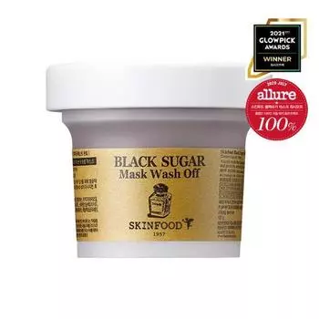 SKINFOOD Черная сахарная маска для умывания 120 г