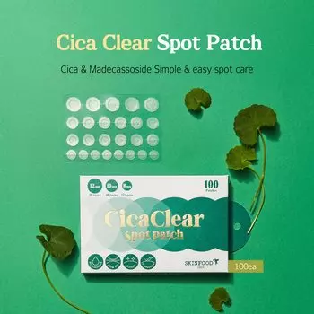 SKINFOOD Cica Clear Spot Patch 100 patch