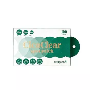 SKINFOOD Cica Clear Spot Patch 100 патчей