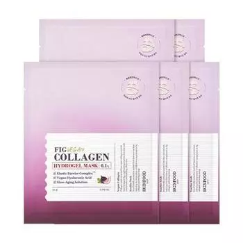 Skinfood Fig Vegan коллагеновая гидрогелевая маска 5 листов