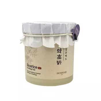 Skinfood Herbal Medicine Солодка Успокаивающие подушечки 250г, 60 штук, 1 штука