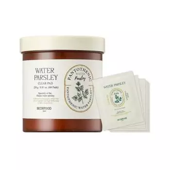 Skinfood Pantothenic Water Parsley Clear Pad Set (60 прокладок + 12 переносных прокладок), 1 комплект
