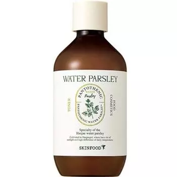 SKINFOOD Pantothenic Water Parsley Toner, 300мл, 1 ед. Популярная корейская косметика