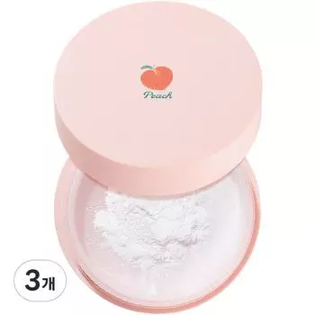 SKINFOOD Peach Soft Multi-Finish Powder, большая емкость 15 г, 3 шт.