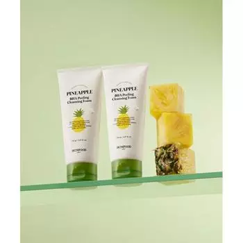 Skinfood Pineapple Bha Peeling Cleansing Foam [2 Pack] NONE