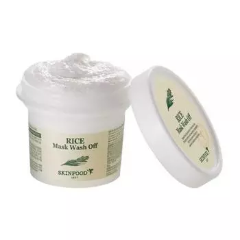 Skinfood Rice Mask 120g, Rice Wash-Off Mask 120g, 1 piece