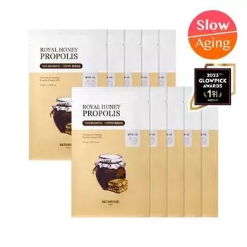 SKINFOOD Royal Honey Propolis Enrich Mask Sheet 10 листов