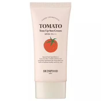 SKINFOOD Tomato Tone Up Sun Cream SPF50+ PA+++, 50 мл, 1 шт.