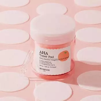 [SKINFOOD] Тонер-диски Pink Grapefruit AHA 200 г 70 шт.