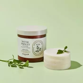 SKINFOOD Water Parsley Clear Pad 60 Подушечки, Увлажняющие, Kbeauty, корейская косметика, пробник