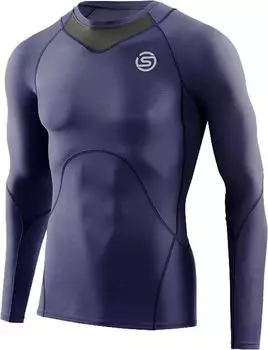 Skins Stretch Shirt Body Care Compression Wear Long Sleeve Navy S 18121310 SERIES-3 Men s