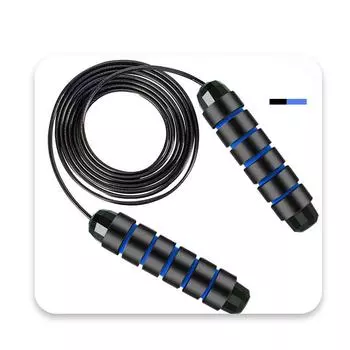 Skipping Fitness Rope Training Slimming Waist Wire Load Bearing Burning Grease