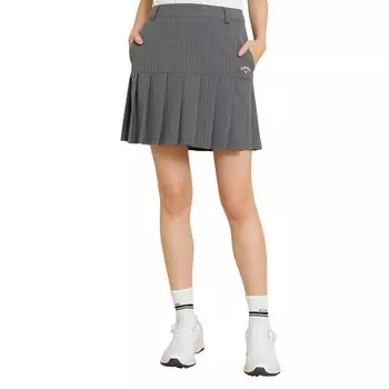 Skirt Golf C25128204 SS [Callaway] Women s (Pleated/Pinstriped Pattern) / / 1020_Gray