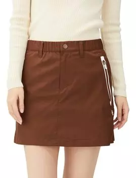 Skirt Taflex Thermotron Radipoka Small Check x Air Shut Water Storage 1 [Pearly Gates] Women s Repellent/Heat / 055-3234008 050_Brown [M]