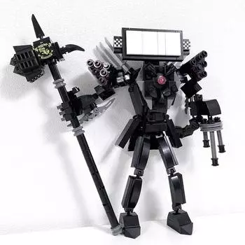 Skivi Toy Tilet Block TV Man Оператор-оператор, Чангдон Titan TV Man Block