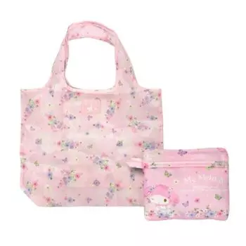 Складная эко-сумка Hatayama Shoji с акварельными цветами My Melody В36 x Ш45 x Г12 см 33202296