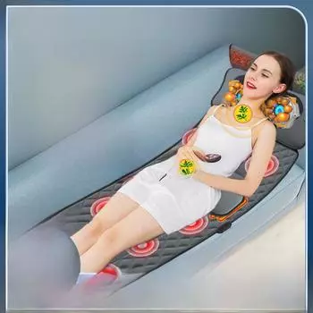 Складная электрическая массажная подушка с подогревом для облегчения боли в шее, спине и теле CD8-B Luxury