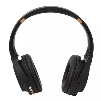 Складная Bluetooth-гарнитура, многофункциональная, с шумоподавлением, Hi-Fi стерео, беспроводные Bluetooth-наушники, черные