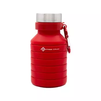 Складная бутылка FreeCamp с карабином-RED