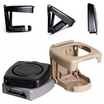 Складная бутылка, пепельница для кофе, подставка, автомобильный держатель для напитков, держатель для бутылки, автомобильная подставка для чашки, автомобильный держатель для напитков бежевый