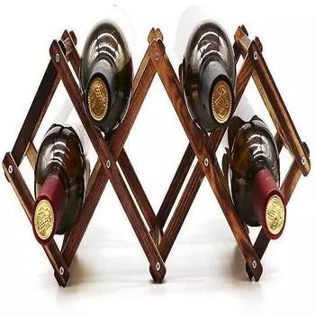 Складная деревянная полка для бутылок, накладная на столешницу, органайзер для хранения, полка