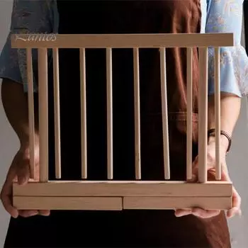 Складная деревянная сушилка для макарон, 8 рычагов, складная самодельная подставка для спагетти, быстро устанавливаемая сушилка, вешалка для лапши, кухонный гаджет