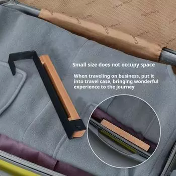 Складная деревянная вешалка для одежды Yousheng, дверной крючок с противоскользящим зажимом, складная конструкция, простая установка, многофункциональный крючок для хранения, дверная вешалка для белья белый