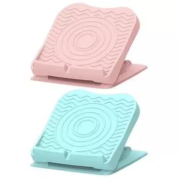 Складная диагональная доска, регулируемая балансировочная фитнес-педаль, 5 позиций, растяжка икр, балансировочная доска для физиотерапии розовый