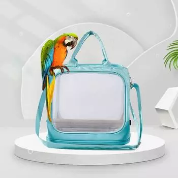 Складная дорожная сумка для птиц, большая вместимость, сумка-переноска для домашних животных, сумка для попугаев на вынос, для улицы зелёный