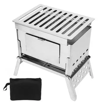 Складная дровяная печь для обогрева складные переносные наборы для барбекю для походов и пикников на открытом воздухе