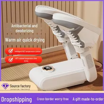 «Складная двойная сушилка для обуви с таймером — идеально подходит для использования дома и в общежитии» US Standard [Export Exclusive]