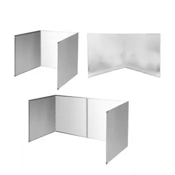 Складная газовая плита с защитой от брызг из нержавеющей стали, экономящая место, легко моется 29*40 2slices