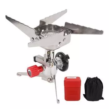 Складная карманная газовая горелка для кемпинга, сверхлегкая, для пикника на открытом воздухе, походов
