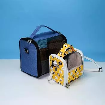 Складная клетка для попугаев, легкая клетка для птиц, теплый мягкий рюкзак для домашних животных и птиц, плюшевые аксессуары для транспортировки на открытом воздухе для гнезд попугаев