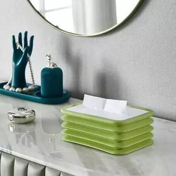 Складная коробка для салфеток, эластичная, широкая, с вытяжным отверстием, автоматический спуск, компактная, портативная, компактная, для автомобиля, на открытом воздухе, для кемпинга, для дома, контейнер для салфеток белый