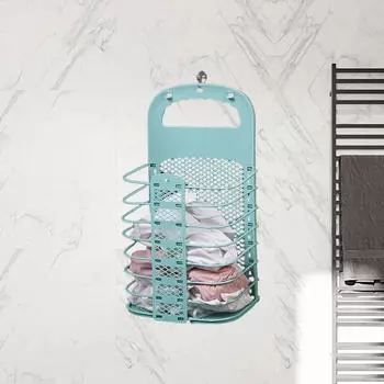 Складная корзина для белья, контейнеры для грязного белья для домашнего использования, ванна, ванная комната, хранение White and S