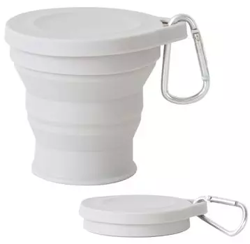 Складная кружка 180 мл складная кружка с крышкой силиконовая портативная кофейная кружка термостойкая многофункциональная стильная легкая походная походная спортивная