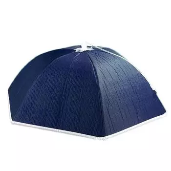 Складная крышка для посуды, водонепроницаемая палатка для еды, зонтик, изолированная крышка для еды для дома 60cm розовый