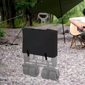 Складная крышка тележки, садовые аксессуары, пылезащитный чехол для складывания чёрный