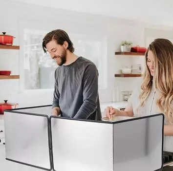 Складная кухонная газовая плита из нержавеющей стали, кухонные принадлежности, сковорода, экран для защиты от брызг масла, инструменты