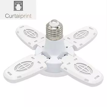 Складная лампа светодиодная лампа Mini4+1 четырехлепестковая люстра деформированная гаражная лампа 28 Вт широкое напряжение 110 В белый