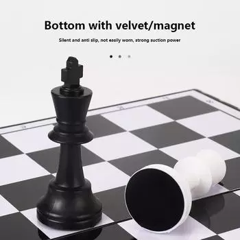 Складная магнитная шахматная игра 20*20 см пластиковая международная шахматная игра обучающая шахматная игра подарок для взрослых детей начинающих A1