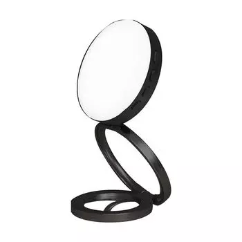 Складная магнитная светодиодная заполняющая лампа для телефона, лампа для селфи, светодиодная видеолампа 2600K-9000K с регулировкой яркости чёрный