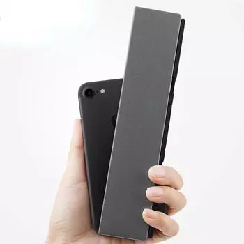 Складная мини-клавиатура, беспроводная Bluetooth-клавиатура, поддержка 3 устройств с подставкой, перезаряжаемая клавиатура для телефона, планшета