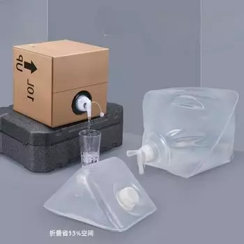 Складная мягкая сумка для воды на открытом воздухе, удобная сумка для воды для альпинизма с краном без ручки, резервуар для хранения воды